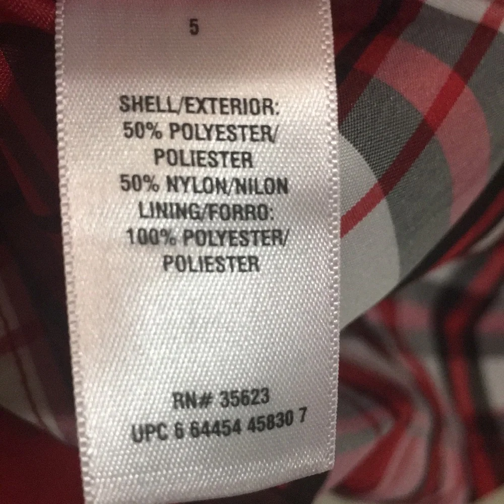 Carter’s Girls Plaid Christmas Holiday Dress Size 5